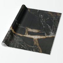 "magma gold" graniet-look WRAPPING PAPER