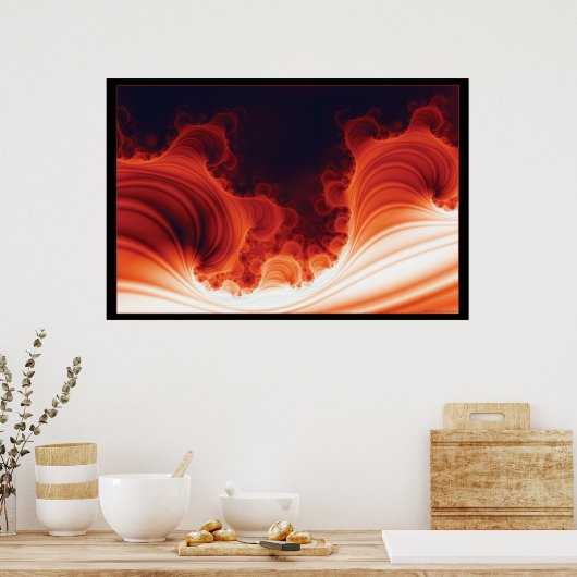 magma poster (Keuken)