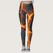 Magma spleetlegging - polspatroon dames leggings (Voorkant)