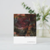 Magma van de Onbewuste Mind Briefkaart (Staand voorkant)