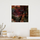 Magma van mijn onbewuste geest poster (Keuken)