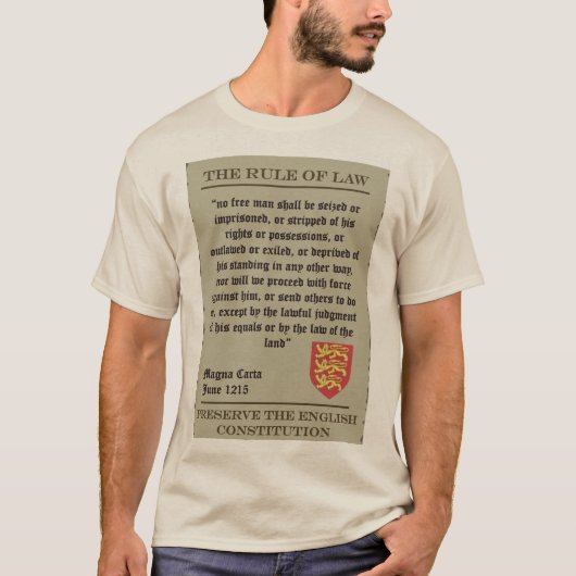 Magna Carta - Behoud grondwet T-shirt (Voorkant)