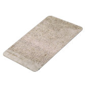 Magna Carta-exemplificatie van 1215 katoen MS Magneet (Linkerzijde)