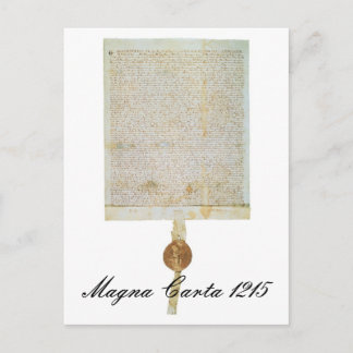Magna Carta Libertatum - 1215 Briefkaart
