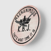 Magnanimatie KBJ herdenkingsmuur klok (Hoek)