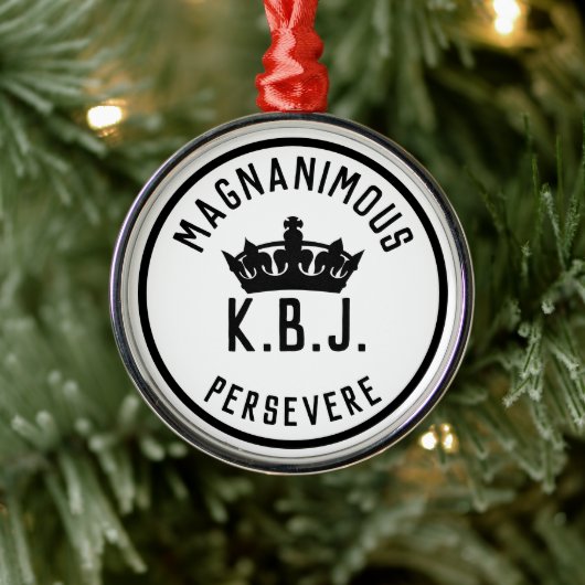 Magnanimous KBJ Herdenkingsornament Metalen Ornament (Boom)
