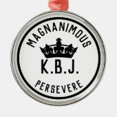 Magnanimous KBJ Herdenkingsornament Metalen Ornament (Voorkant)