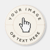 Magneet - Aangepast (afbeelding/tekst toevoegen) (Voorkant)