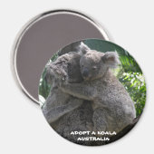 Magneet Adopteer een Koala Australia ZIZZAGO (Voorkant / Achterkant)