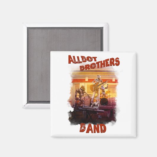 Magneet/Allbot Brothers Band/Bobs Schotel Reparati Magneet (Voorkant / Achterkant)