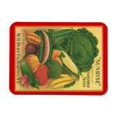 Magneet  Antiek Tuinzaadpakket Heirloom (Horizontaal)
