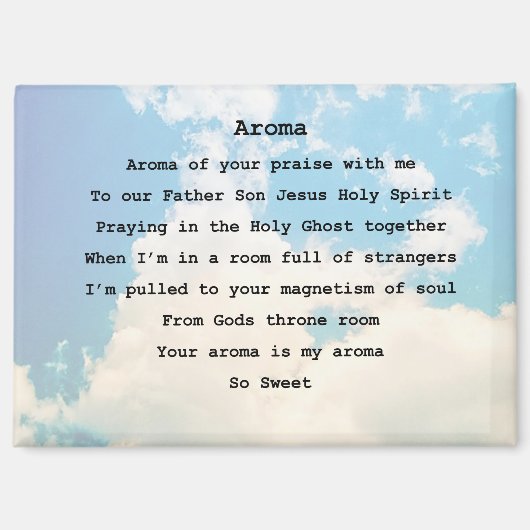 Magneet - "Aroma" (Voorkant)