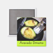 magneet-Avacado Dromen Magneet (Voorkant / Achterkant)