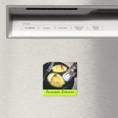 magneet-Avacado Dromen Magneet (Insitu (Vaatwasser))