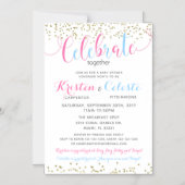 MAGNEET Baby, Vrienden gecombineerd Uitnodiging Magnetische Uitnodiging (Voorkant)