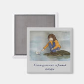 Magneet "Barchetta" (Voorkant / Achterkant)