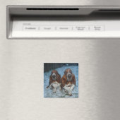Magneet Basset Hound Brothers (Insitu (Vaatwasser))