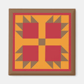 Magneet - Beer Paw (herfstkleuren) (Voorkant)