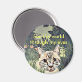 Magneet: "Bekijk de wereld door mijn ogen" oerwoud Magneet (Voorkant / Achterkant)