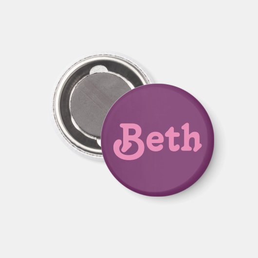 Magneet Beth (Voorkant / Achterkant)
