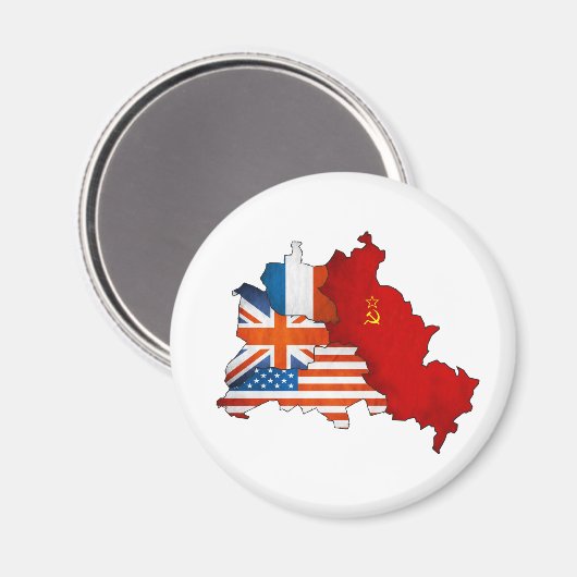 Magneet - bezet Berlijn (Voorkant / Achterkant)