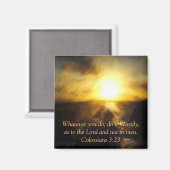 Magneet Bijbel Schrift ~ Wat je doet... (Voorkant / Achterkant)