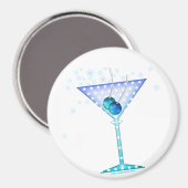 Magneet - BLAUWE MARTINI (Voorkant / Achterkant)