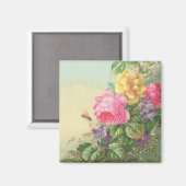 Magneet  Bloemen (Voorkant / Achterkant)