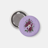 Magneet Boeket Viooltjes (Voorkant / Achterkant)