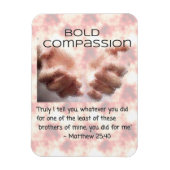 Magneet - Bold Compassion - Wees de Handen van Jez (Verticaal)