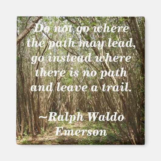 Magneet: Boompad w / inspirerend... - Gepersonalis Magneet (Voorkant)