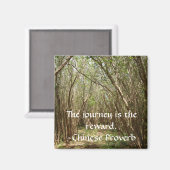 Magneet: Boompad w / inspirerend... - Gepersonalis Magneet (Voorkant / Achterkant)