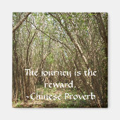 Magneet: Boompad w / inspirerend... - Gepersonalis Magneet (Voorkant)