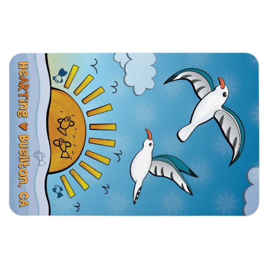 Magneet - boven het Zee (Horizontaal)