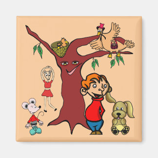 Magneet "cartoon Art"