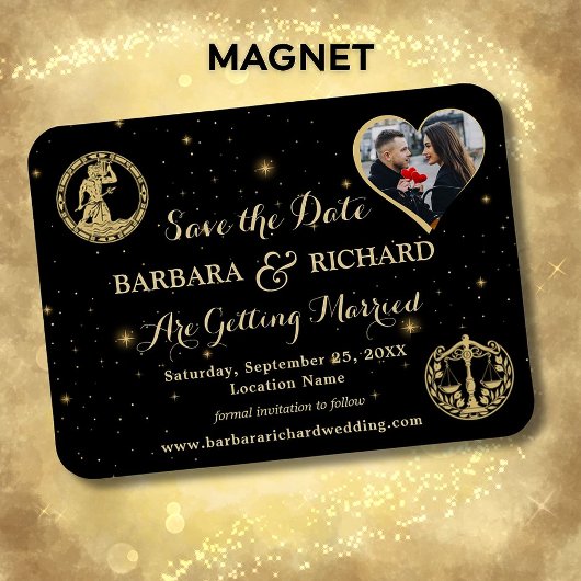 MAGNEET Celestial Photo Wedding Sla de datum op