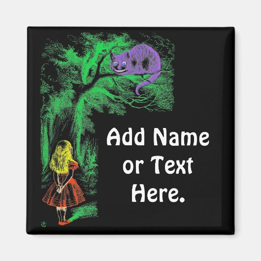 Magneet: "Cheshire Cat" van "Alice in Wonderland" Magneet (Voorkant)