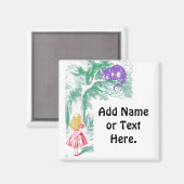 Magneet: "Cheshire Cat" van "Alice in Wonderland" Magneet (Voorkant / Achterkant)