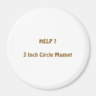 Magneet cirkel 7,62 cm