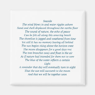 Magneet compleet met originele poëzie