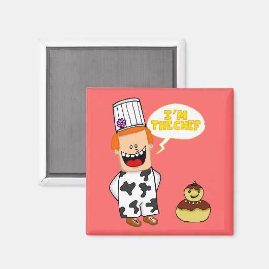 MAGNEET "DE CHEF" (Voorkant / Achterkant)