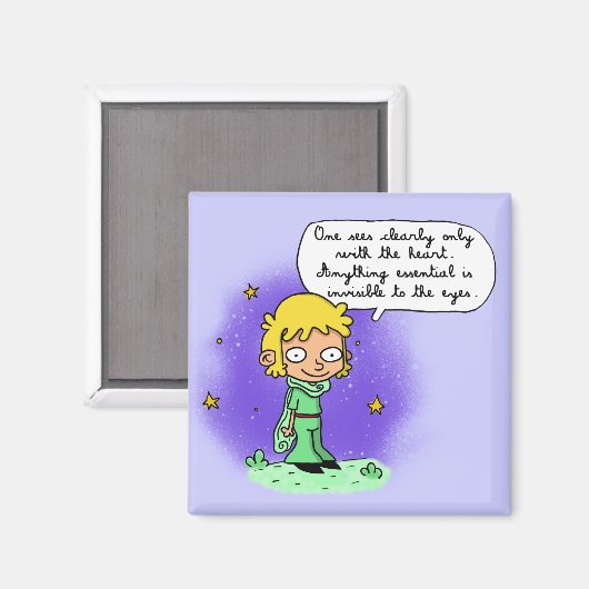 Magneet "De kleine prins" (Voorkant / Achterkant)