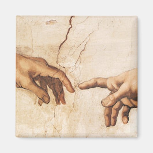 Magneet - De schepping van Adam (Voorkant)