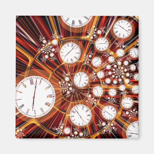 Magneet: De tijd vliegt Magneet (Voorkant)