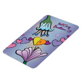 Magneet - DeARTing Bloemen - Buelton.Art (Linkerzijde)
