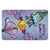 Magneet - DeARTing Bloemen - Buelton.Art (Horizontaal)