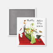 Magneet - Deco Huwelijkscadeau Keepsake Bruidsmeis (Voorkant / Achterkant)