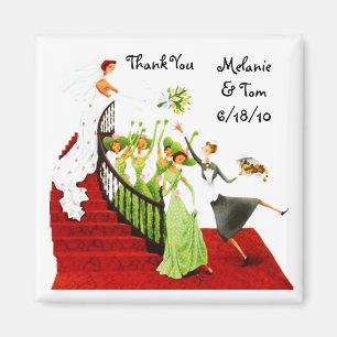 Magneet - Deco Huwelijkscadeau Keepsake Bruidsmeis