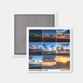 Magneet - Dominicaanse Republiek (Voorkant / Achterkant)