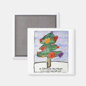 Magneet - Een geschenk uit het hart (Voorkant / Achterkant)